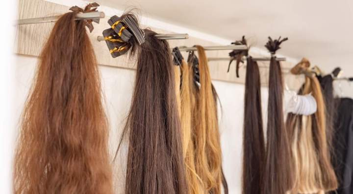Extension de cheveux de gamme Paris